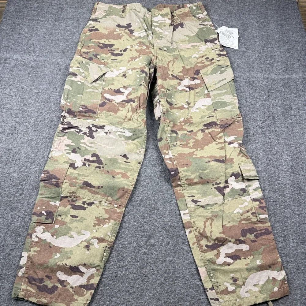 Army Combat Pants Trousers Large-Regular Multicam Camo Insect Shield BDU NEW